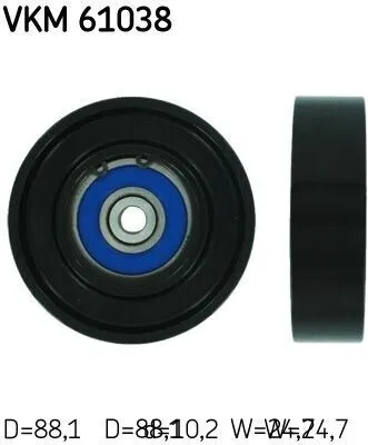 Produktbild von SKF VKM 61038 Umlenkrolle Keilrippenriemen für TOYOTA Yaris Schrägheck (P9) Yaris Schrägheck (P1)