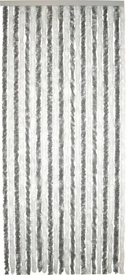 Produktbild von Türvorhang Flausch silber-weiss 90x200 cm