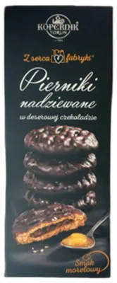 Produktbild von Kopernik Lebkuchen gefüllt mit Dessertschokolade, Geschmack: Aprikose, 145 g