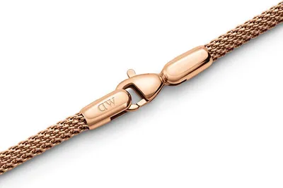 Obrázok produktu pre Módny náramok z bronzovej ocele Perfect Pair DW0040068 - Dĺžka: 18,5 cm.