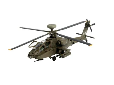 Produktbild von Revell Modellbausatz 04046 - AH-64D Longbow Apache im Maßstab 1:144, 120 Jahr(e), Kunststoff, Junge, 79 Stück(e), 105 mm, 101 mm
