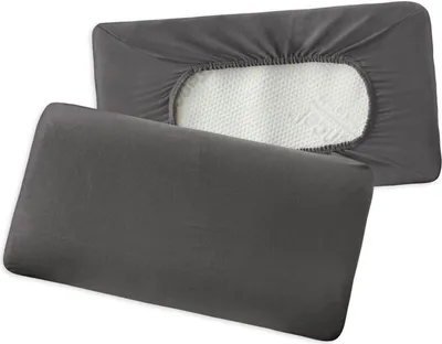 Produktbild von Traumschlaf Premium Interlock Jersey Universal Bezug für Nackenstützkissen ca. 40x60 cm - 40x80 cm anthrazit