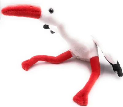 Image de Onwomania Peluche Tissu Animal Cigogne Oiseau grand 31 cm