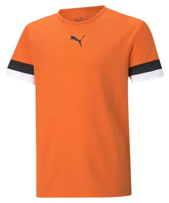 Productafbeelding van Puma Teamrise T-shirt met korte mouwen voor kinderen - Oranje