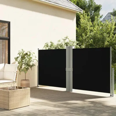 Obrázek produktu pro Výsuvná clona proti větru – kryt pro balkon a terasu – výška 140 cm – vodoodpudivý polyester