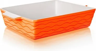 Produktbild von Keramik-Backform 33x21 cm ORANGE BANQUET