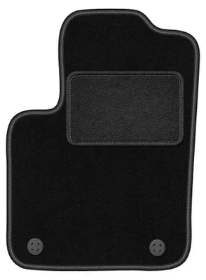 Produktbild von Fahrermatte Velours für Fiat 500 Hybrid 2020- (Schrägheck) – 1-tlg, Schwarz, passgenau – Wielganizator LUX