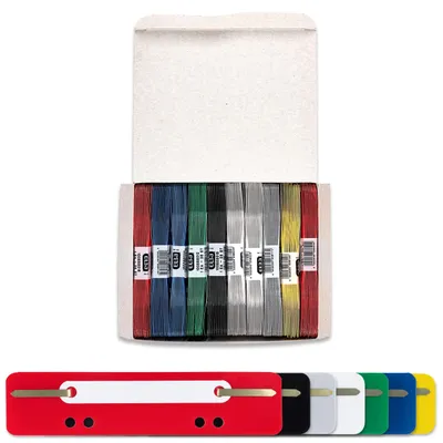 Produktbild von Elba Heftstreifen aus Kunststoff (10x25), 10 Farben, 250 Stück