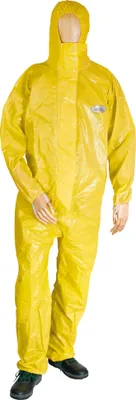 Produktbild von Asatex Chemieschutzoverall flammhemmend, Typ 3/4/5/6, Größe XXL, gelb (Overall)