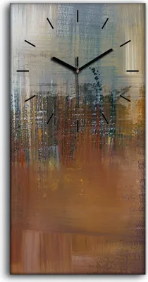 Produktbild von Dekor Leinwand Uhr Wandbilder Geräuschlos 30x60 Abstrakte Hintergründe - schwarze Hände