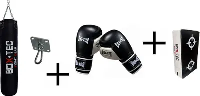 Produktbild von MMA Boxen Kickboxen Professionelle Kampfsport Ausrüstung mit Boxsack, Kick Pad