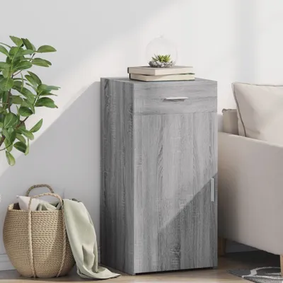 Produktbild von Langlebig Sideboard Grau Sonoma 45x42,5x93 cm Holzwerkstoff - Kommoden HOMMIE7257096
