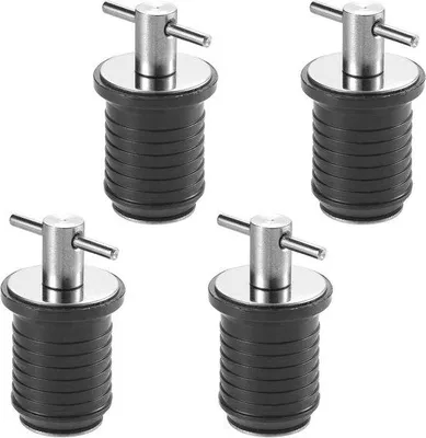 Image de Bouchons de coque Marine Twist avec poignée en acier inoxydable pour bateaux équipés d'un vivier