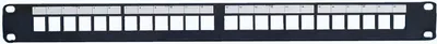 Obrázek produktu pro Lanview LVN127603, RJ-45, Cat5e, Instalace do racku, 1U, Černá, Ocel