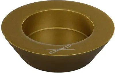 Produktbild von Kerzenleuchter goldfarben, für KerzenD 6cm, satiniert