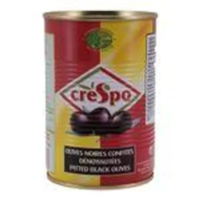 Crespo Entkernte Schwarze Oliven - 397g Dose