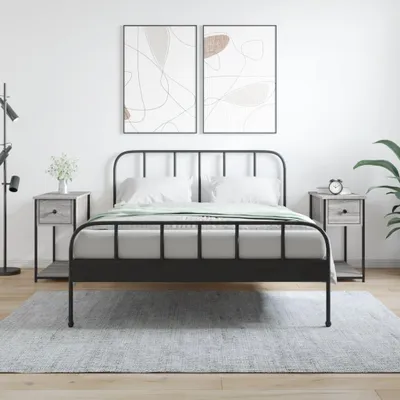 Zdjęcie produktu dla VidaXL 826060, Dąb, Żelazo, Drewno, 300 mm, 600 mm, 600 mm, 2 szt.