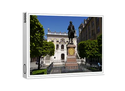 Produktbild von raxxa Premium-Puzzle "Goethe Denkmal in Leipzig", 1000 Teile