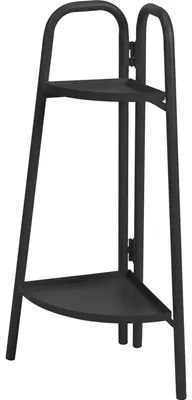 Produktbild von HOME STYLING COLLECTION Blumenständer aus Metall 2 EBENEN Gestell Ablagen Eckständer