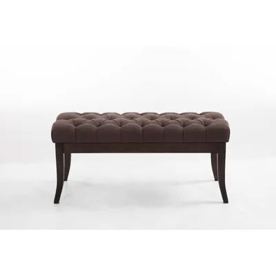 Produktbild von Sitzbank Ramses Stoff antik-dunkel 100 - braun