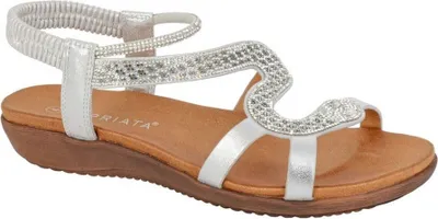 Produktbild von Cipriata - Damen Sandalen "Serpent" DF2501 (43 EU) (Silber)