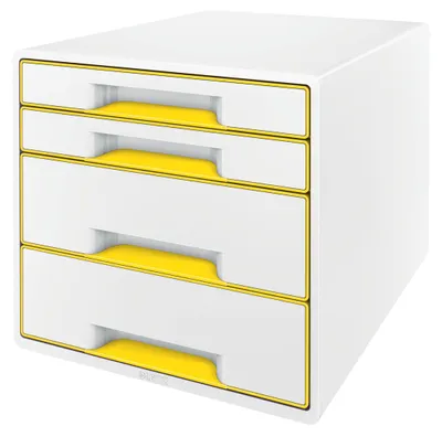 Immagine prodotto di Leitz WOW Cube 4 cassetti Bianco | Giallo