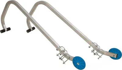 Obrázek produktu pro Sada háčků na střešní žebřík – 1015 mm – stříbrná