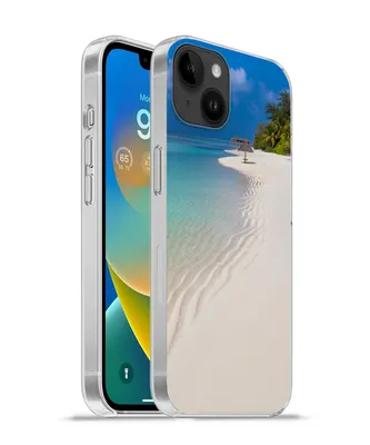 Produktbild von MuchoWow® Handyhülle Schutzhülle Hülle für Apple iPhone 14 Plus - Soft case Meer - Strand - Sommer Silikon Softcase Handy Hülle - Abbildung