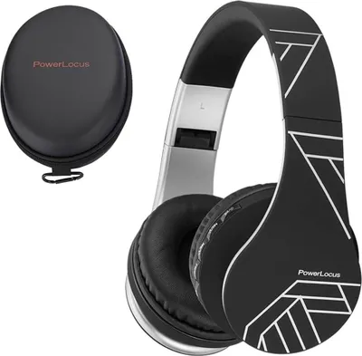 Produktbild von P1 Bluetooth Kopfhörer, 5.0 Bluetooth,Over Ear Kopfhörer mit mikrofon, Verbesserte Stereo Bass-Sound, Faltbare Kopfhörer für iPhone,Android,PC,iPad,TV