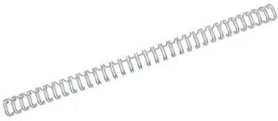 Produktbild von GBC WireBind, Silber, 75 Blätter, Metall, A4, 1 cm, 250 Stück(e)