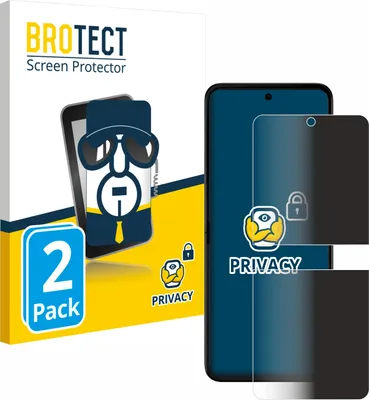 Produktbild von 2x BROTECT Sichtschutzfolie für Motorola Razr 50 Anti-Spy Privacy Sichtschutz Blickschutz Folie Blaulicht-Schutz
