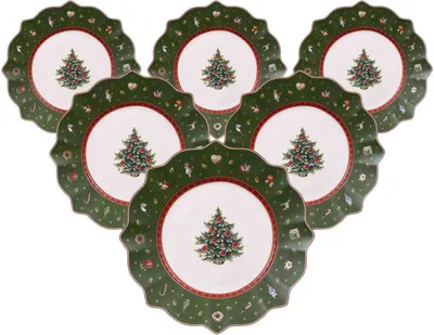 Obrázok produktu pre Villeroy & Boch Toy's Delight raňajkový tanier ø 24,5 cm zelený sada 6 ks