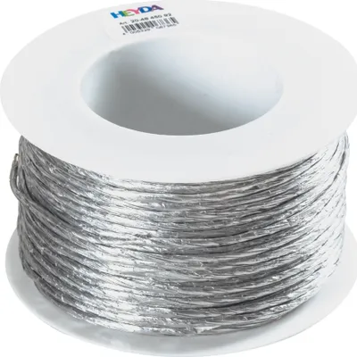 Image de HEYDA 204845092 Cordons en papier avec fil 50 m Ø 2 mm argenté