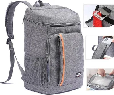 Produktbild von Famanu Kühlrucksack isoliert - Grau