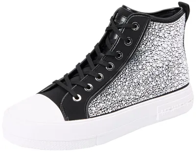 Imagen del producto de Zapatillas deportivas de corte alto modelo Evy para mujer, marca Michael Kors, color rosa pastel, talla 41 EU