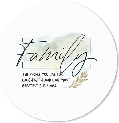 Produktbild von MuchoWow® Mauspad Mousepad Sprichwörter - Familie - Zitate 40x40 cm - Mousepads - Maus Mat - Pad - Mausunterlage - Schreibtisch Accessoires