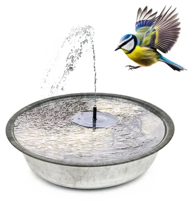 Produktbild von Solarbrunnen Set mit 40 cm Zink Schale