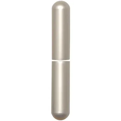 Produktbild von Zierhülse aus Aluminium | Aufsteckhülse vernickelt matt für Einbohrbänder | Band ø 20mm, Bandhöhe 112mm, oben + unten