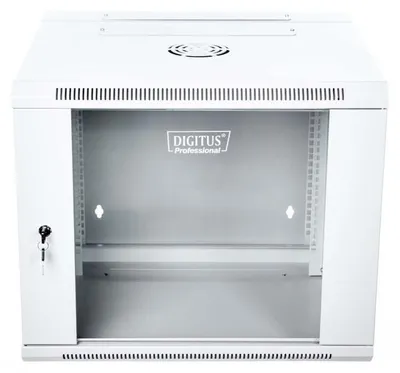 Image de Digitus DN-WD19 09U/550, Armoire murale, 9U, 60 kg, serrure, gris