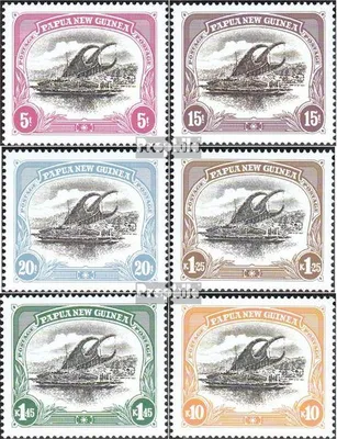 Produktbild von Briefmarken Papua-Neuguinea 2002 Mi 925-930 postfrisch Auslegerboot