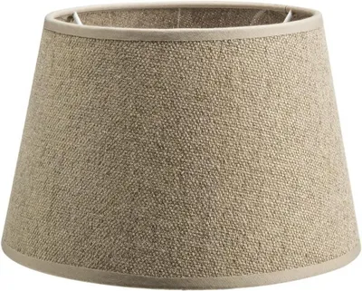 Obrázok produktu pre Stojací lampa – tienidlo – vytvára príjemnú atmosféru – ručne tkaná textúra – 20x15x13 cm – hnedá