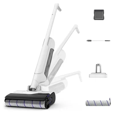 Productafbeelding van Rowenta X-Clean 10, draadloze nat- en droogzuiger met zuig- en veegfunctie, met automatische reiniging