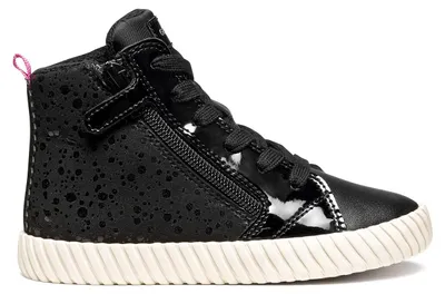 Productafbeelding van Geox JUNIOR J MIRROLESS meisjes sneakers, zwart, maat 26 EU