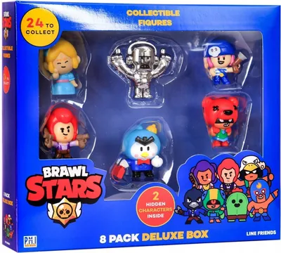 Produktbild von Brawl Stars Figuren 8er Pack Serie 1