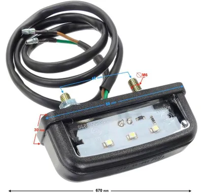 Produktbild von Hyper 125 Kennzeichenbeleuchtung
