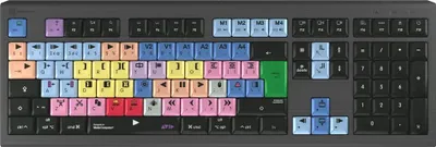 Immagine prodotto di Logickeyboard LKB-MCOM4-A2M-UK Tastiera USB QWERTY Inglese Nero (LKB-MCOM4-A2M-UK)
