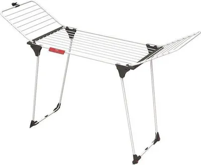 Produktbild von Famanu Wäscheständer mit verstärkter Stahlkonstruktion - Grau, 585 x 20 x 1085 cm