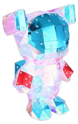 Produktbild von Globo LED-Dekoleuchte für Kinder Brondar Astronaut-Lampe kristalloptik