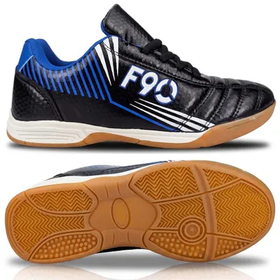 Produktbild von Jungen Schnürung Fußballschuhe Sportschuhe Hallenschuhe in Schwarz Sallaze Gr.34