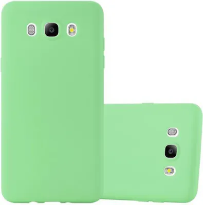 Produktbild von Cadorabo Hülle für Samsung Galaxy J7 2016 Schutzhülle in Grün Handyhülle TPU Silikon Etui Case Cover